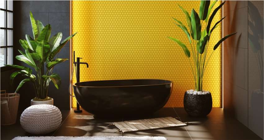 How to Mix and Match Tiles in the Bathroom - Orientbell Tiles, image size:851x451