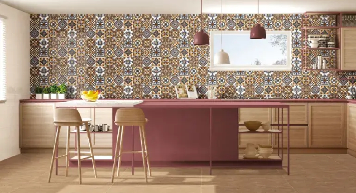 DR DGVT Sandstone Beige DK matte finsih wall tile with natural sandstone look, ideal for modern interiors and accent walls. 