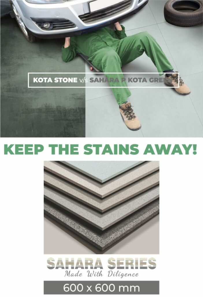 shara series kota tiles for parking area