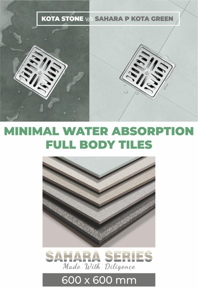 Water absorption Sara Kota Tiles