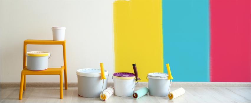 paints are cost-effective compared to wall tiles