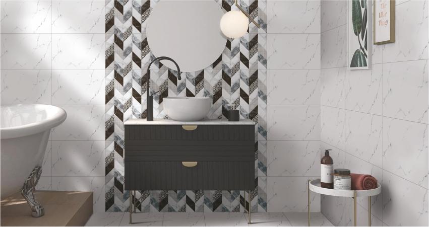 grey bathroom wall tiles