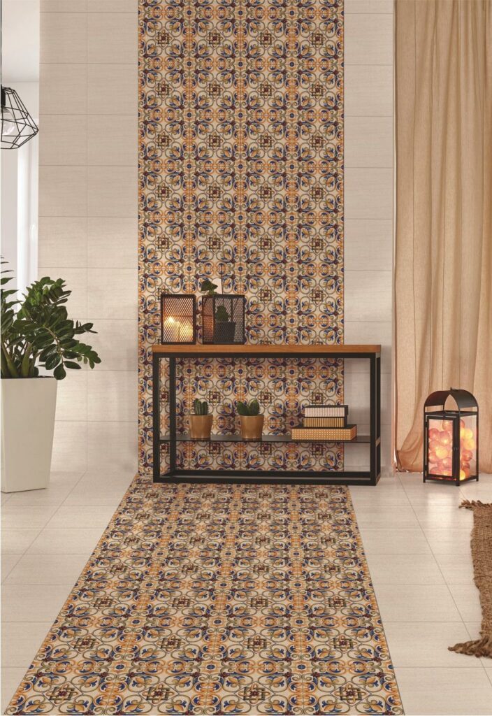 how do you clean stains on the matte finish tiles