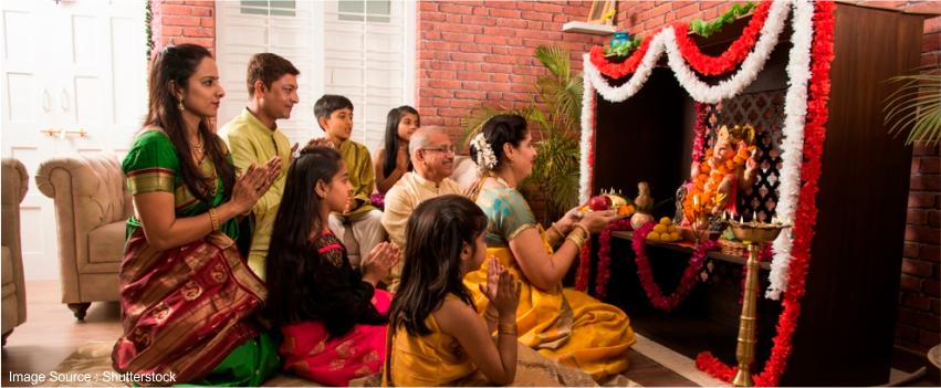 Ganesh Pooja at home