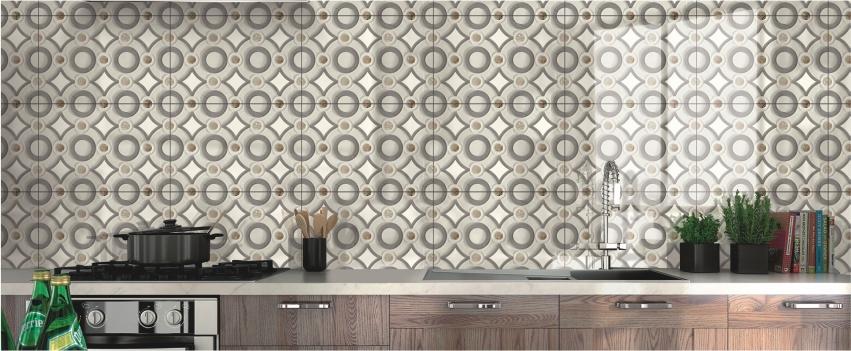 diamond style kitchen backsplash tile