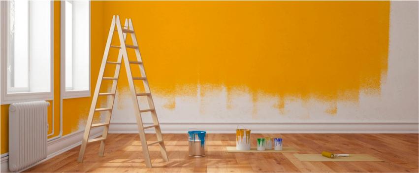 yellow wall paint