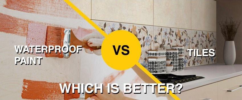 waterproof wall paint vs wall tiles 