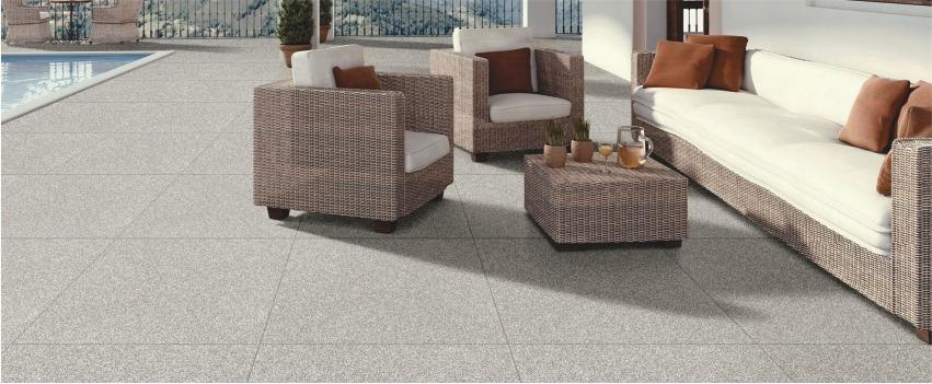 matte finish tiles for outdoor sitting