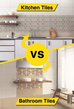 Major Difference Between Bathroom and Kitchen Tiles