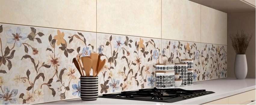 Using border in kitchen wall tiles