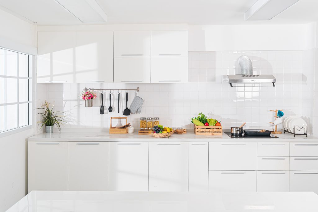 modern white kitchen design