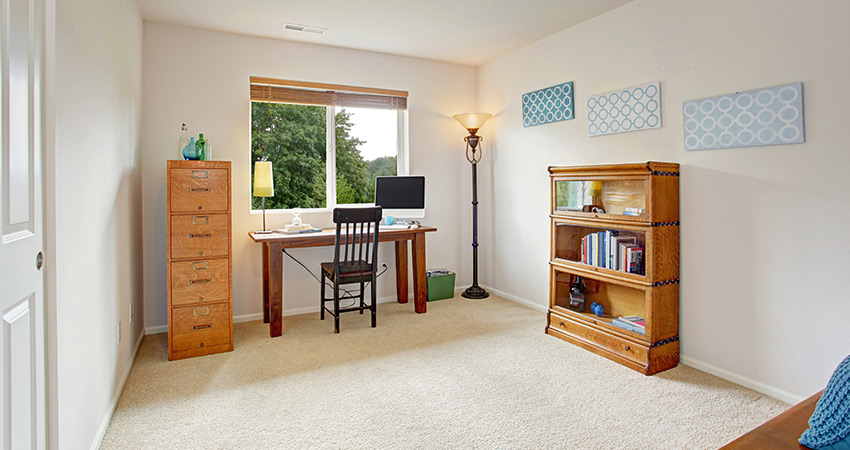 Make use of marble in the study room