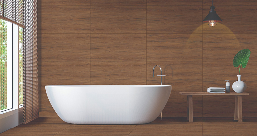 Wooden look Tiles for bathroom