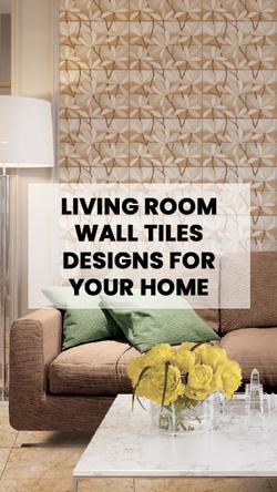 7 Wall Tile Ideas For The Modern Indian Living Room