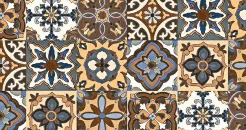 Printed or Moroccan tiles