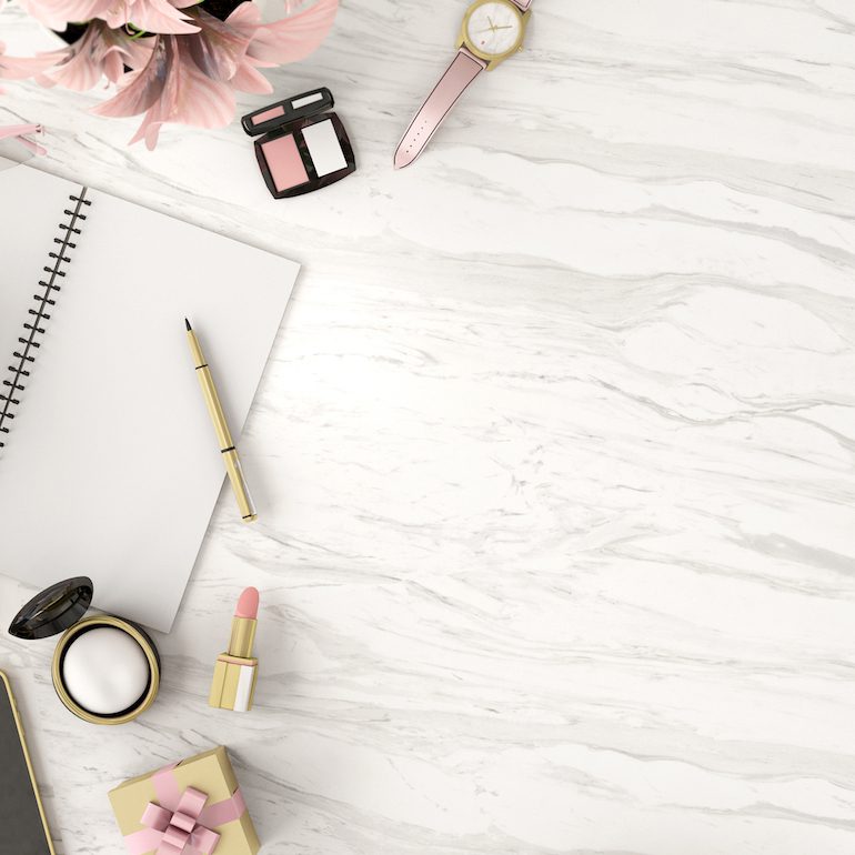 Marble Top Study Table