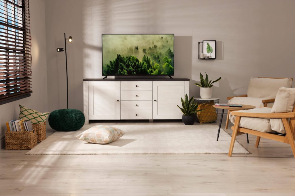 Wall mounted or Floor standing TV units for Bedroom