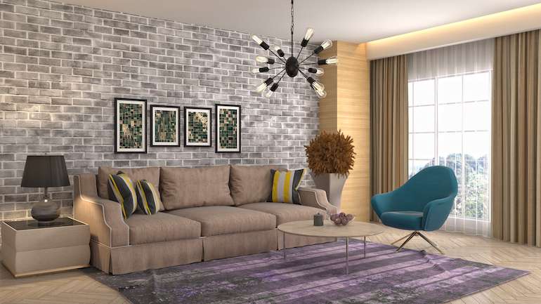 Brick Patterned Wallpaper