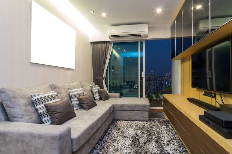 Grey Wall Colour Combination for Living Room