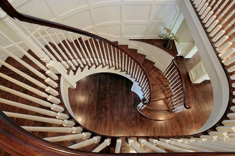 Wooden Panel Staircase 