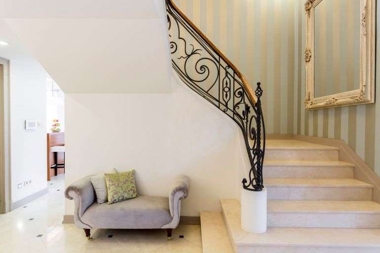 Mirror on Staircase