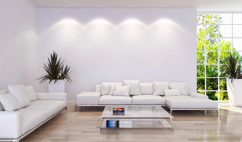 Plain White Coloured Wall