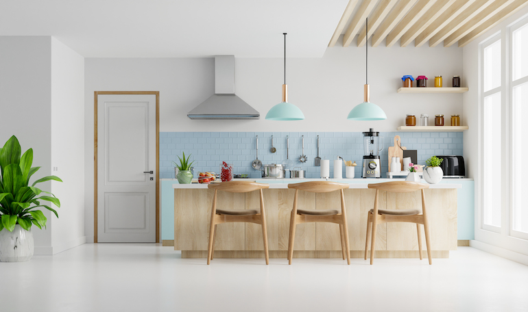 Mix and Match Colour Combination in Kitchen