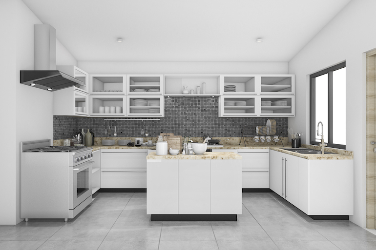 Mosaic Tiles in Kitchen