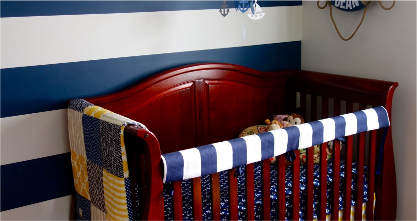 Sailor Stripes in boys room