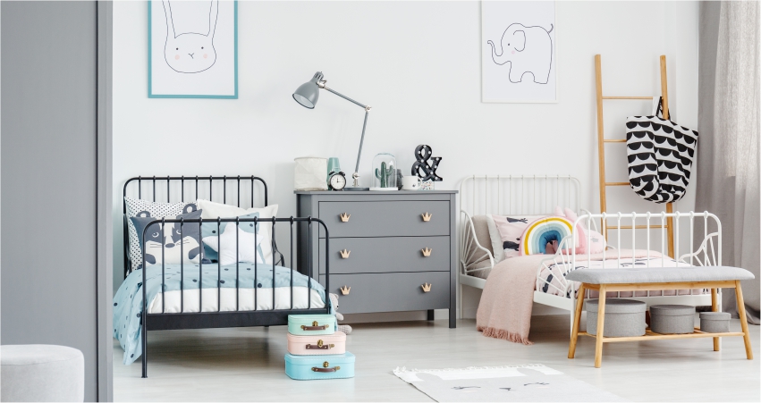 kids room design idea for two kids