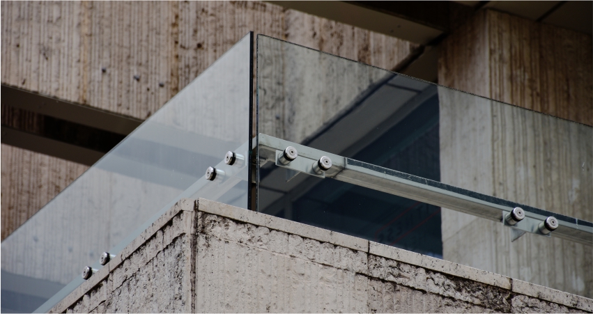 Modern Parapet Wall Designs with the Usage of Glass Material