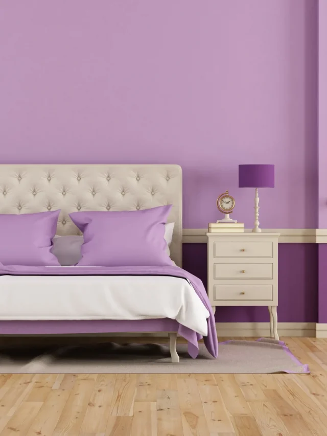 Cool Ways To Use Purple Two Colour Combinations For Your Bedroom
