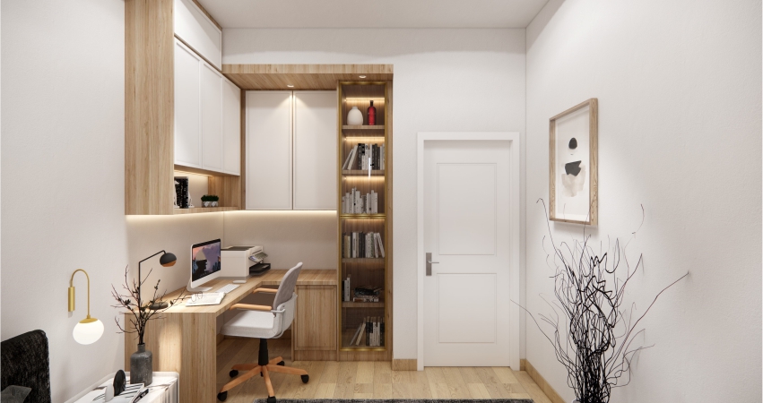 Corner wardrobe with study table discount