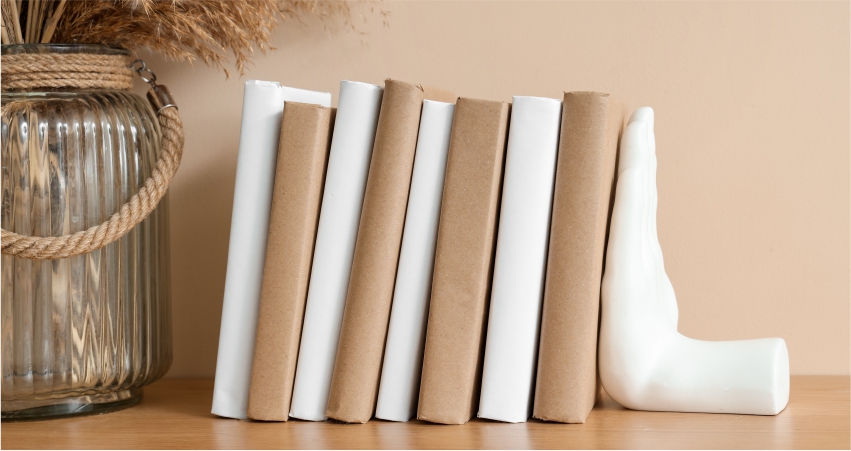 books on the table
