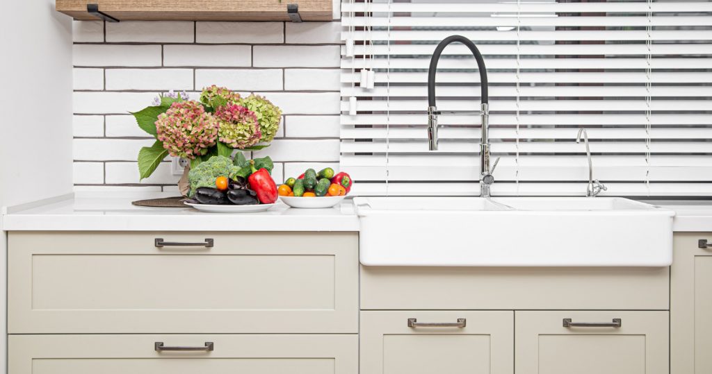 Wide Kitchen Sink Design 