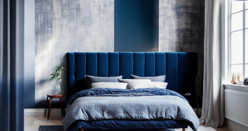 The goodness of Grey with Rich Blue