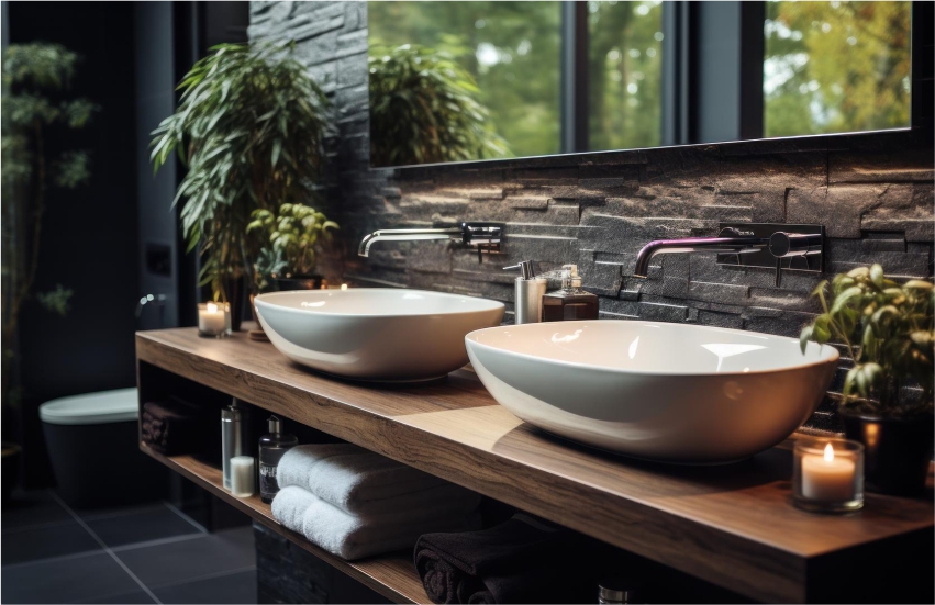 Double Wash Basin Vanity Designs