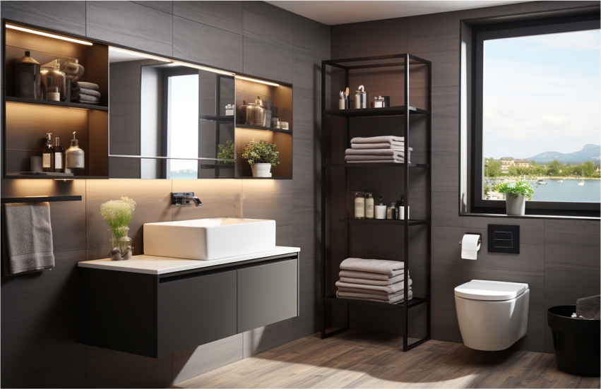 Wall-mounted Bathroom Vanity Design