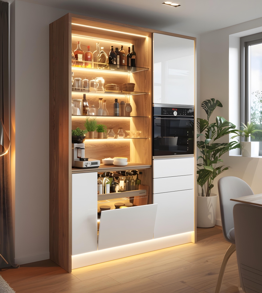 Smart Storage Solution Kitchen Tall Units