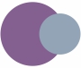 Purple and Blue colour swatch for bedroom