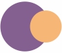 Purple and Orange colour combination