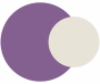 Purple with white pearl colour combination for bedroom wall