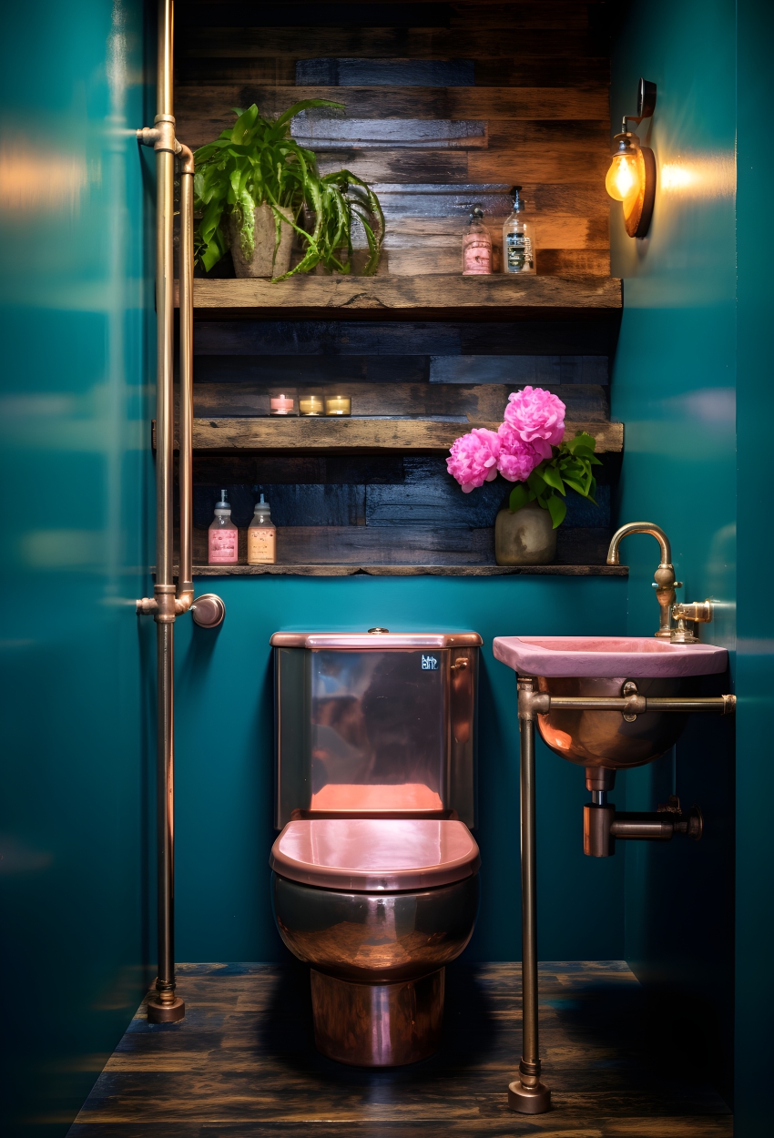 Over the toilet Shelves Design