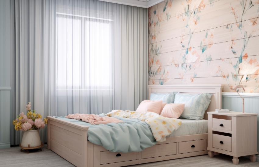 Floral Wallpaper for Bedrooms