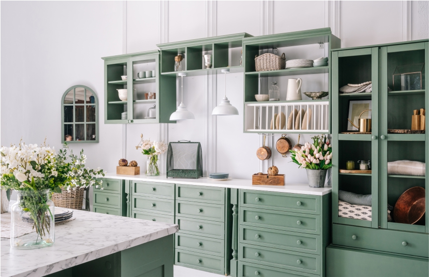 Open Shelves Kitchen Design