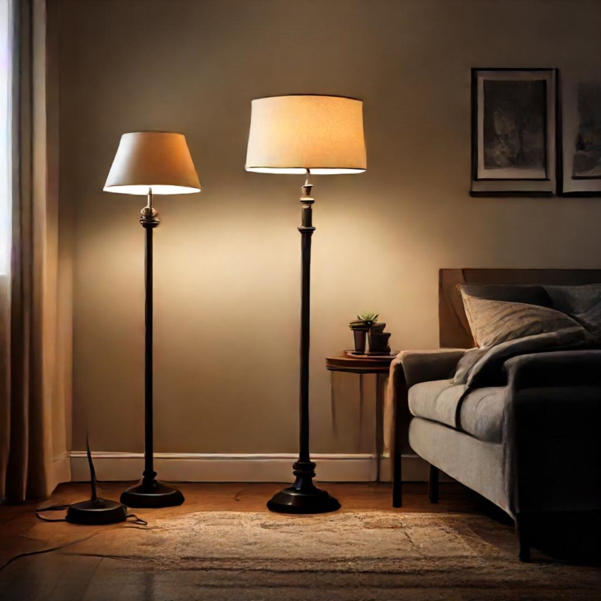 Table Lamps and Floor Lamps For Bedroom Lighting