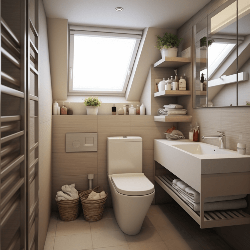 Bathroom Ledge Walls