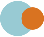 Light Blue And Orange colour combination for bedroom wall