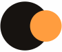 Matte Black With Persimmon Orange