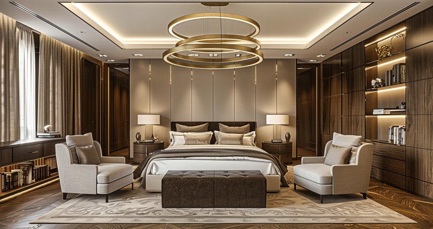 Luxurious POP Ceilings for Master Bedrooms